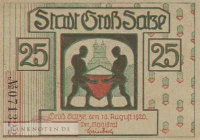 Groß-Salze - 25  Pfennig (#VAG055_2a_UNC)