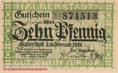Halberstadt - 10  Pfennig (#VAH003_6a_UNC)