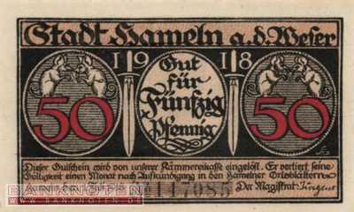 Hameln - 50  Pfennig (#VAH008_2b_UNC)