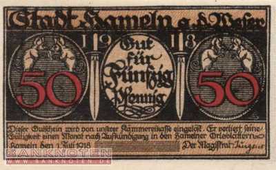 Hameln - 50  Pfennig (#VAH008_4f_UNC)