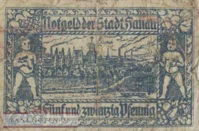 Hanau - 25  Pfennig (#VAH011_4d_G)