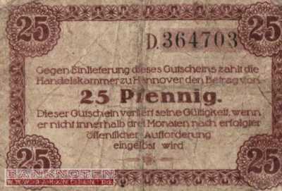 Hannover - 25  Pfennig (#VAH013_4a_VG)