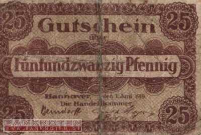 Hannover - 25  Pfennig (#VAH013_4a_VG)