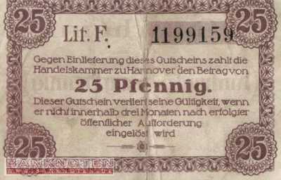 Hannover - 25  Pfennig (#VAH013_6c_VF)