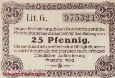 Hannover - 25  Pfennig (#VAH013_7a_AU)