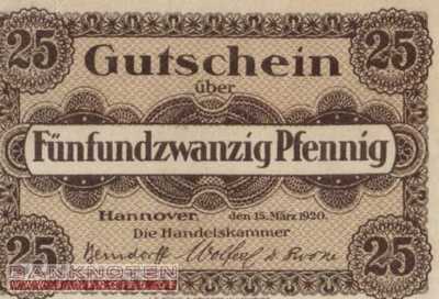 Hannover - 25  Pfennig (#VAH013_7a_AU)