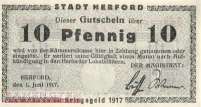 Herford - 10  Pfennig (#VAH028_1b_UNC)