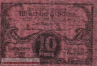 Hirschberg (Schlesien) - 10  Pfennig (#VAH042_2_VF)