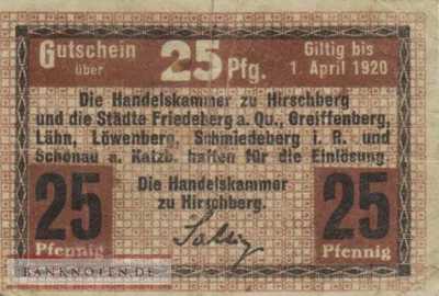Hirschberg (Schlesien) - 25  Pfennig (#VAH043_4_F)