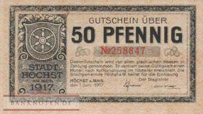 Höchst - 50  Pfennig (#VAH044_5_AU)