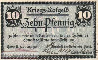 Horst-Emscher - 10  Pfennig (#VAH054_1a_UNC)