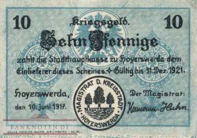 Hoyerswerda - 10  Pfennig (#VAH055_3a_XF)