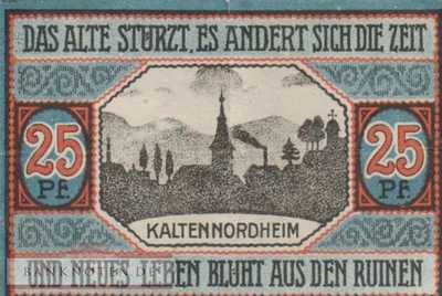 Kaltennordheim - 25  Pfennig (#VAK003_3a_VF)