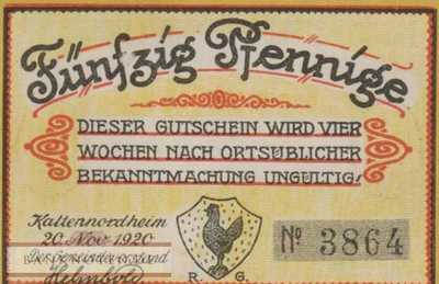 Kaltennordheim - 50  Pfennig (#VAK003_3b_UNC)