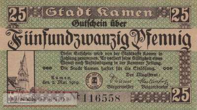 Kamen - 25  Pfennig (#VAK004_3_UNC)