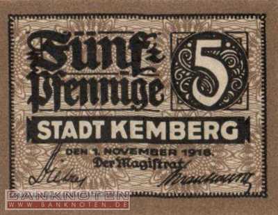 Kemberg - 5  Pfennig (#VAK019_1aD_UNC)