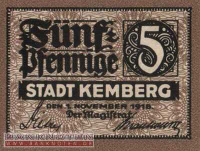 Kemberg - 5  Pfennig (#VAK019_1aE_UNC)