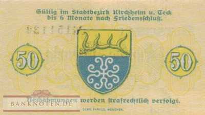 Kirchheim u. Teck - 50  Pfennig (#VAK025_2b_UNC)