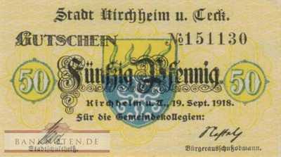 Kirchheim u. Teck - 50  Pfennig (#VAK025_2b_UNC)