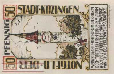 Kitzingen - 50  Pfennig (#VAK028_18_UNC)