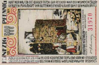 Kitzingen - 50  Pfennig (#VAK028_18_UNC)
