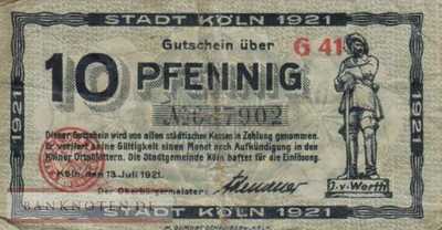 Köln - 10  Pfennig (#VAK030_16a_F)