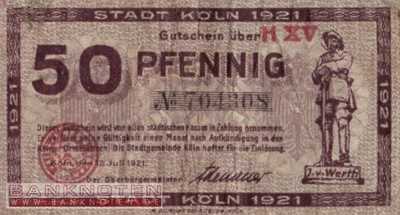 Köln - 50  Pfennig (#VAK030_19c_VG)