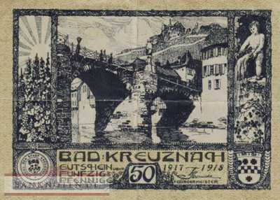 Kreuznach, Bad - 50  Pfennig (#VAK052_5a_VF)