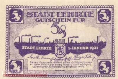 Lehrte - 5  Pfennig (#VAL030_1a_UNC)