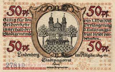 Lindenberg i. Allgäu - 50  Pfennig (#VAL047_1c-3_AU)