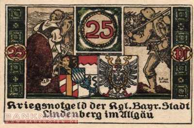 Lindenberg i. Allgäu - 25  Pfennig (#VAL047_3bx_UNC)