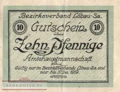 Löbau - 10  Pfennig (#VAL058_4_VF)