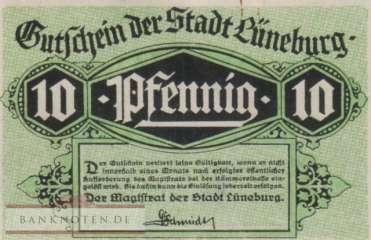 Lüneburg - 10  Pfennig (#VAL074_2a_AU)