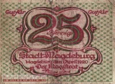 Magdeburg - 25  Pfennig (#VAM002_4b_VG)