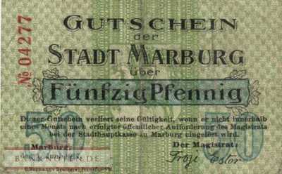 Marburg - 50  Pfennig (#VAM007_1_F)