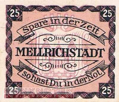 Mellrichstadt - 25  Pfennig (#VAM029_3c_UNC)