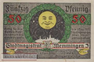 Memmingen - 50  Pfennig (#VAM031_3b_AU)