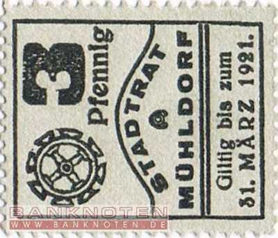 Mühldorf - 3  Pfennig (#VAM050_1c_UNC)