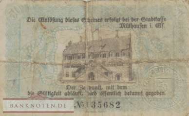 Mühlhausen im Elsass - 50  Pfennig (#VAM051_2_VG)
