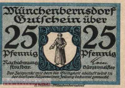 Münchenbernsdorf - 25  Pfennig (#VAM056_4b_UNC)
