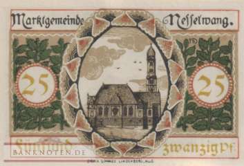 Nesselwang - 25  Pfennig (#VAN009_4c_UNC)