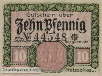 Netschkau - 10  Pfennig (#VAN011_5a_UNC)