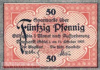 Neumarkt in Schlesien - 50  Pfennig (#VAN018_6b_UNC)