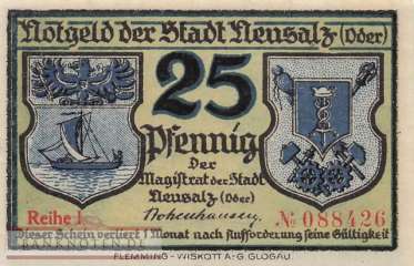 Neusalz - 25  Pfennig (#VAN024_2a_UNC)