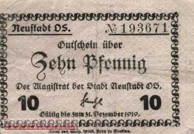 Neustadt (Oberschlesien) - 10  Pfennig (#VAN030_2a_F)