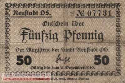 Neustadt (Oberschlesien) - 50  Pfennig (#VAN030_2c_F)