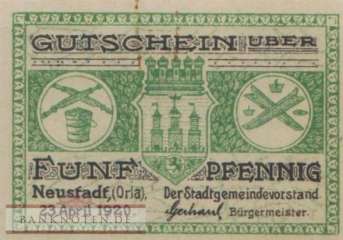 Neustadt a. d. Orla - 5  Pfennig (#VAN031_6a_AU)