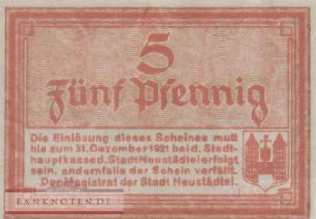Neustädtel i. Schlesien - 5  Pfennig (#VAN037_1a_AU)