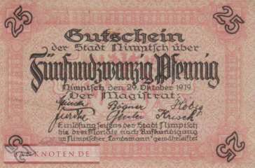 Nimptsch - 25  Pfennig (#VAN049_2c_AU)