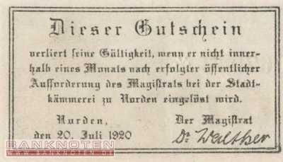 Norden - 25  Pfennig (#VAN052_7b_UNC)